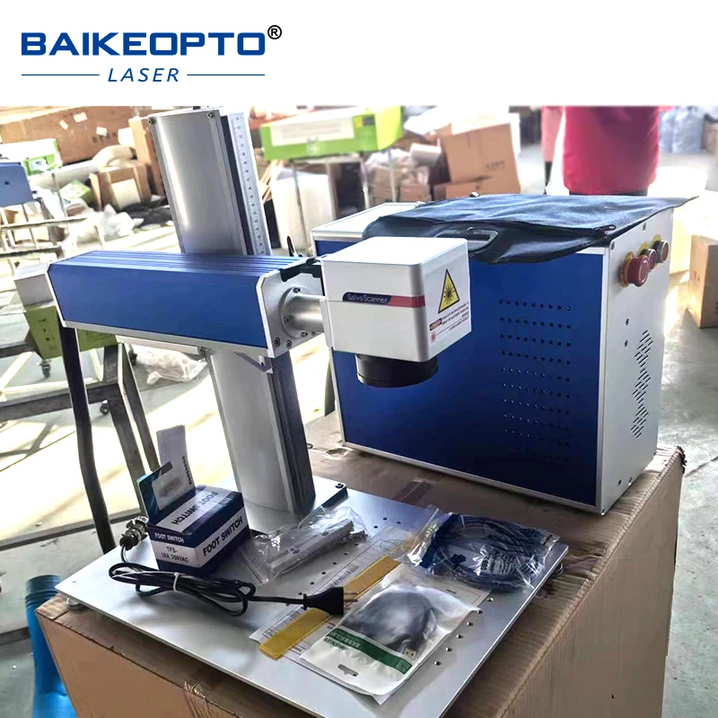 50W 100W Jewelry High Speed Fiber Laser Marking Cutting Machines