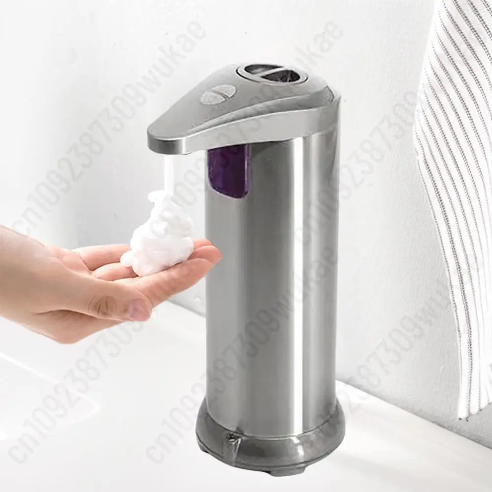 280ML Hand Free Soap Dispenser Infrared Motion Sensor Electric Soap Dispenser Automatic Soap Dispenser for Kitchen Bathroom