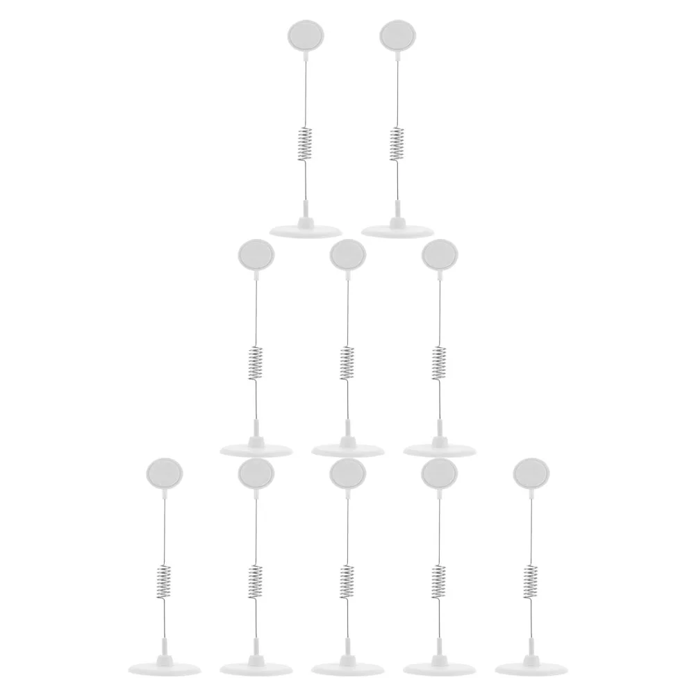 Label Shake Card Werbeclip Display Preisschild Ordnerklammern Wechsel dummes Material