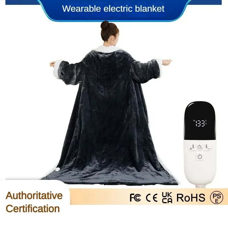 

Wearable Electric Blanket Shawl Body Warmer Blanket Heated Have Sleeves Electric Blanket Home Office Heating Pad Wearable