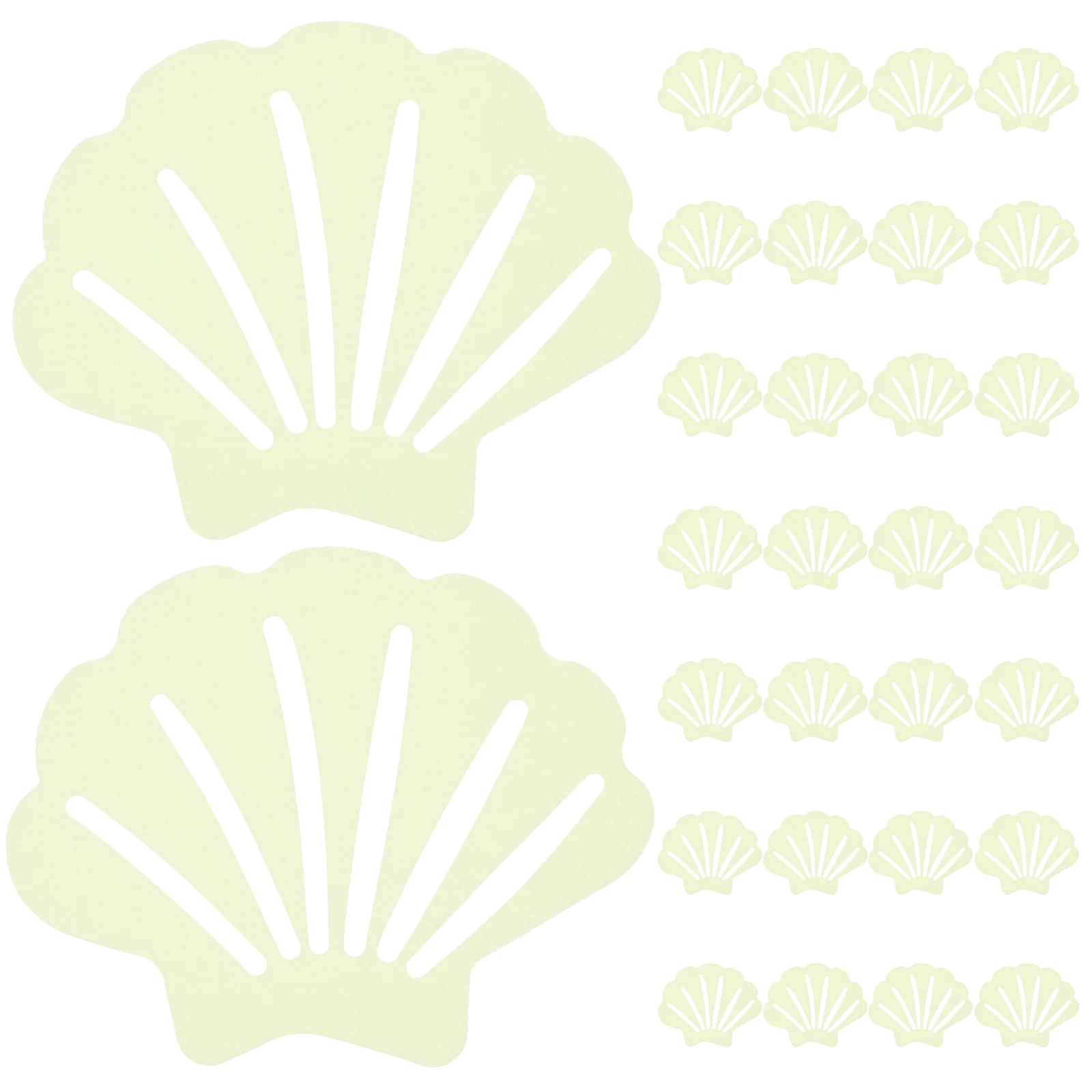 

30 Pcs Non-slip Belt Stickers along with Anti-s Rubber Nonslip Bath Grip