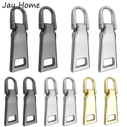 10PCS Universal Metal Handle Mend Fixer Zipper Tab Repair kit Zipper Pull Tab Replacement for DIY Suitcases Clothes Backpack