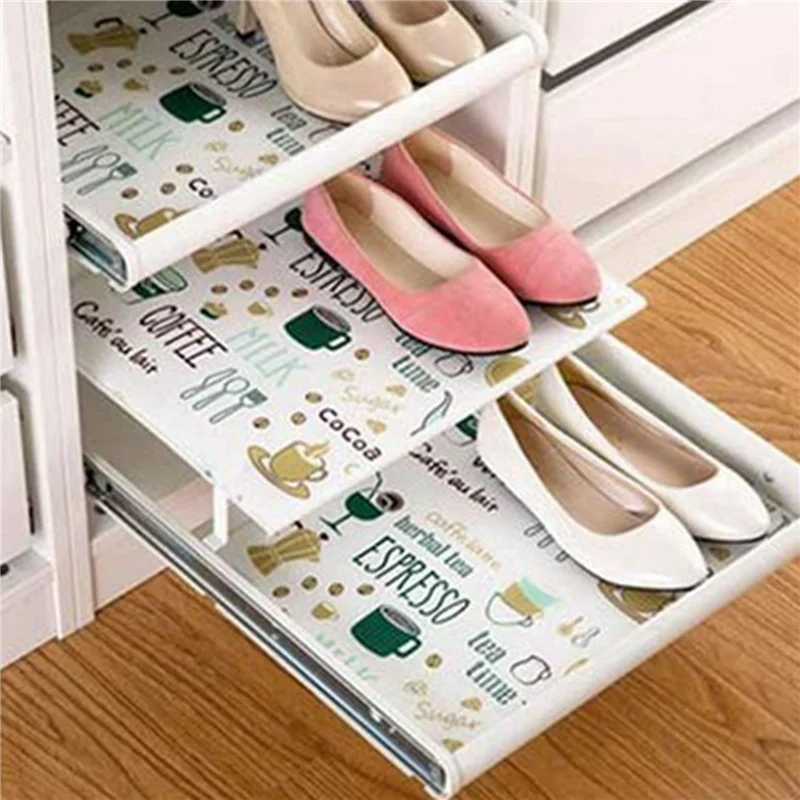 ABXF-5X Papel de espuma para revestimiento de estante de cajón multifunción para gabinetes de cocina, refrigerador, cajones, gabinetes (azul, 12 x 196 pulgadas)