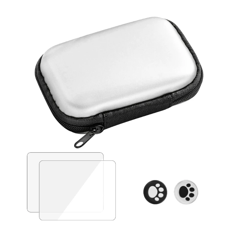 Dropship Carrying Case & Tempered Film Set for R36S/R35S/RGB20S Protective HardShells Travel Carrying Case for Consoles