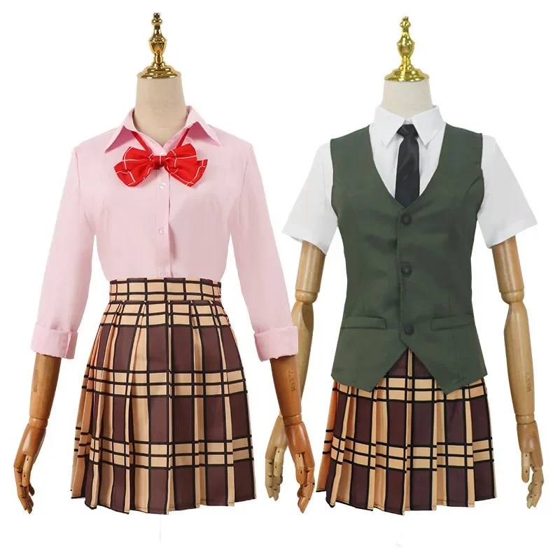 Anime Manga Citrus Aihara Yuzu Aihara Mei uniforme escolar traje Cosplay disfraz falda traje niñas camisa chaleco disfraz de regalo de Halloween