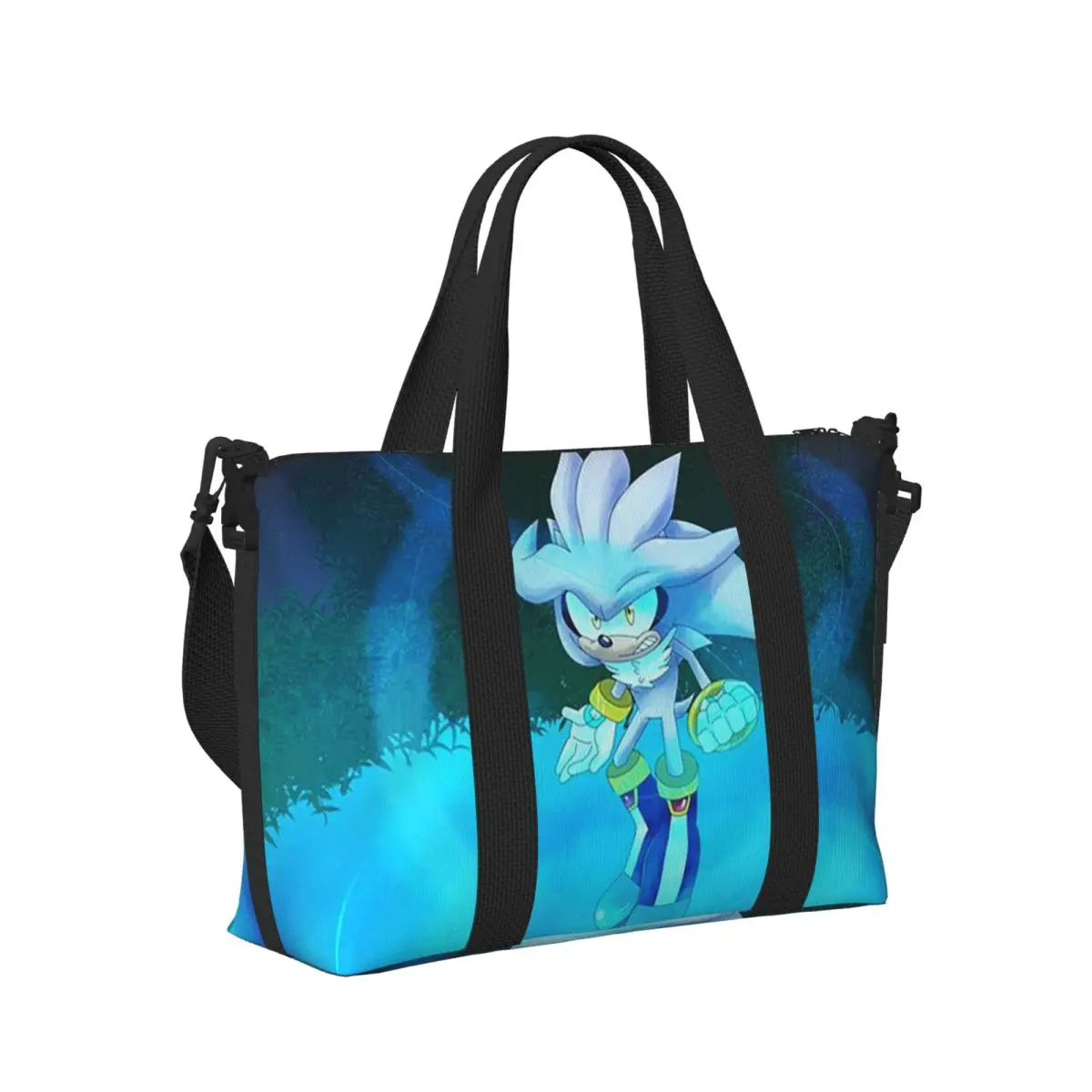 

S-Shadow-S T-The-S H-Hedgehog-S Пляжная дорожная сумка Большая вместительная сумка-тоут для тренажерного зала Йога Женская дорожная сумка для покупок