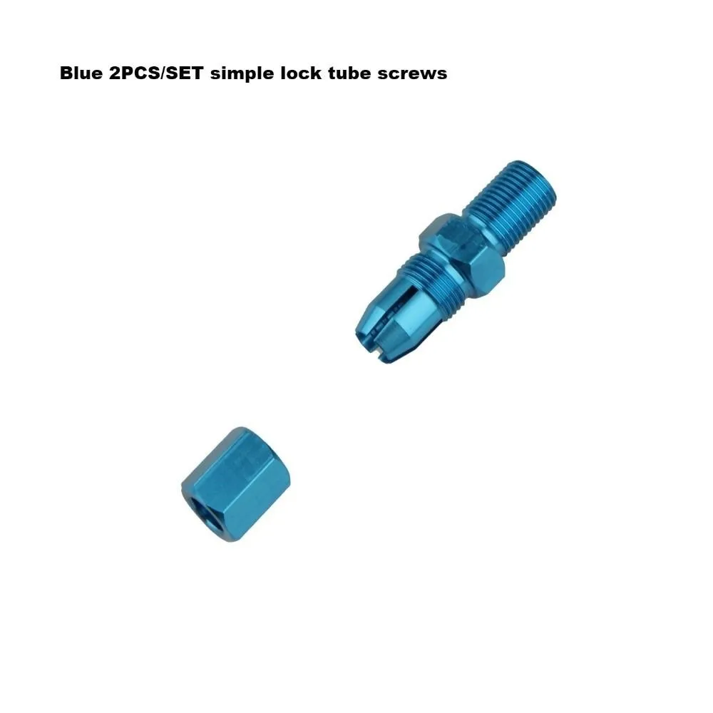 10PCS Stainless Steel/Aluminum Alloy Bicycle Hydraulic Disc Brake Tool Cable Sets 4 Colors Oil Pipe