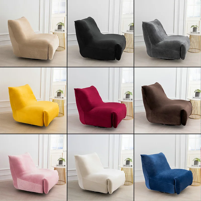 

1 шт., эластичный бархатный чехол для одного дивана без подлокотников, однотонный эластичный пыленепроницаемый чехол на стул, универсальный простой чехол для дивана