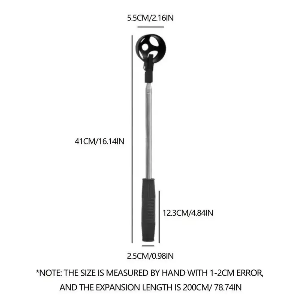 قابل للتعديل تلسكوبي كرة جولف المسترد عدم الانزلاق مقبض سهل انتزاع الكرة كرة جولف المنتقى قفل الفولاذ المقاوم للصدأ #6