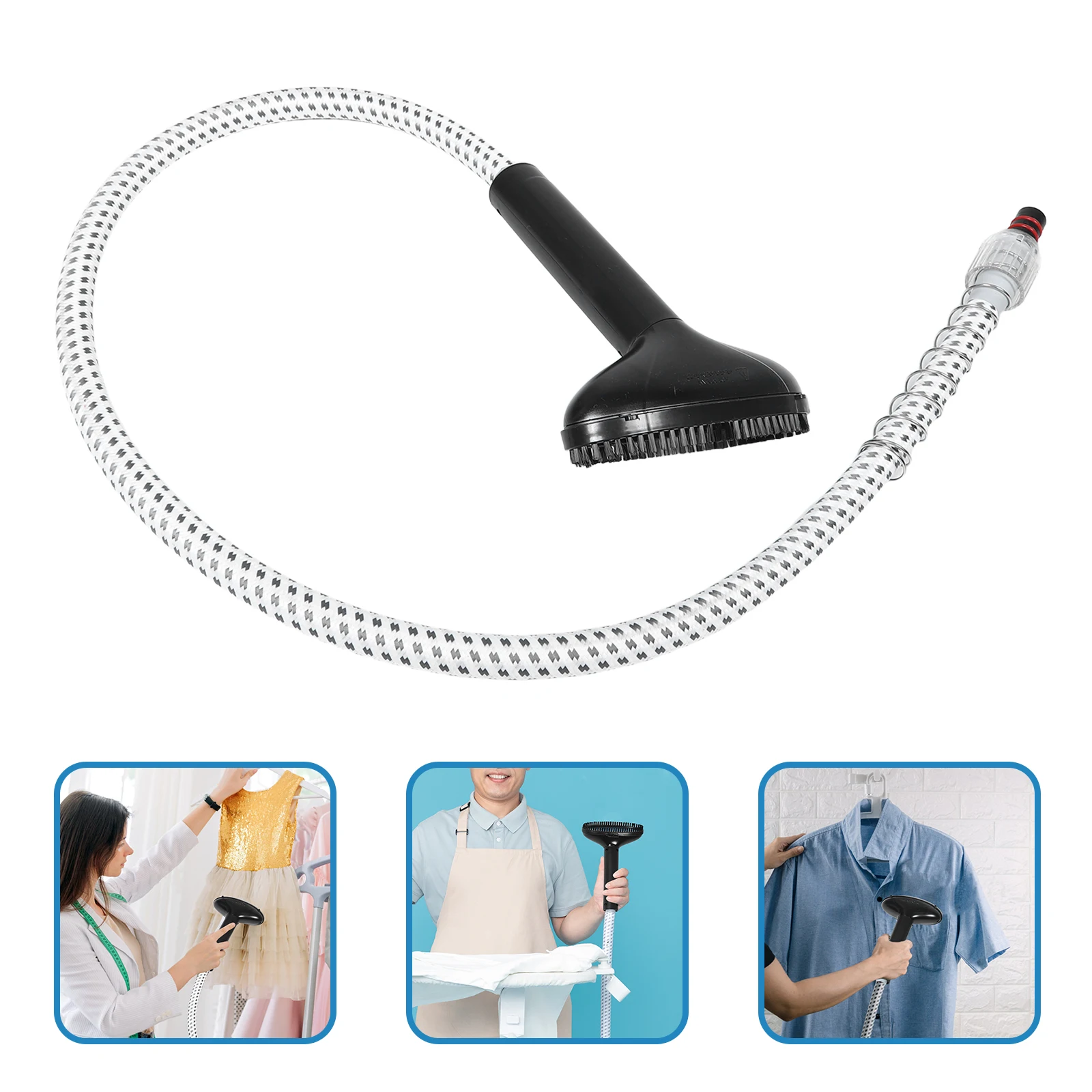 

Garment Steamer Accessories Replacement Hose Plastic Tube With Metal Head For Steam Iron Portable Replacement Hose Steamer