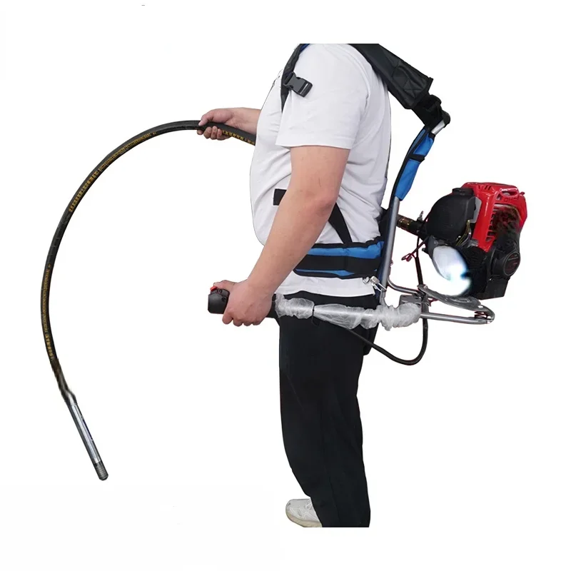 backpack gasoline engine knapsack insertion type concrete vibrator