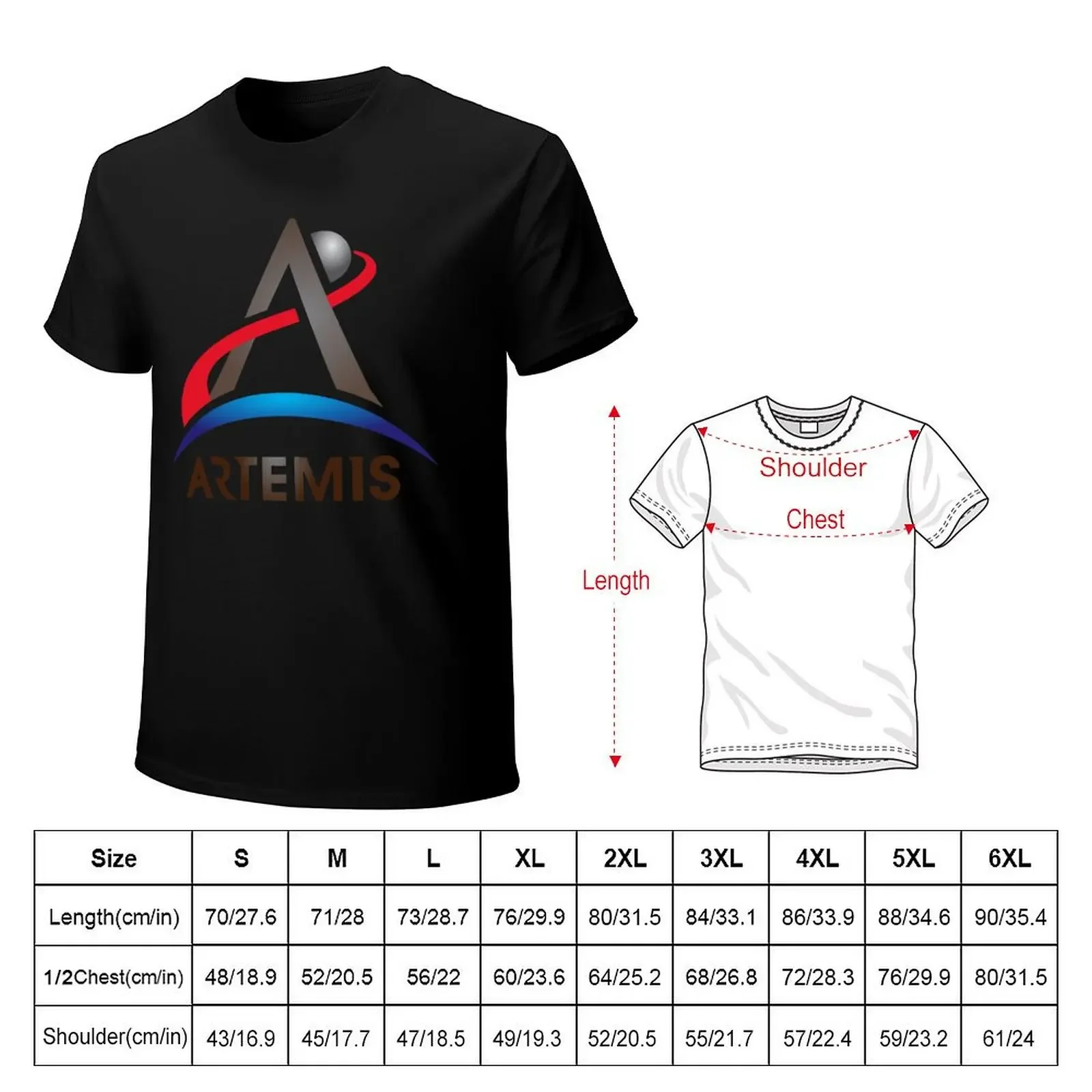 T-shirt motif anime Artemis pour homme, vêtement sublime à la mode, programme