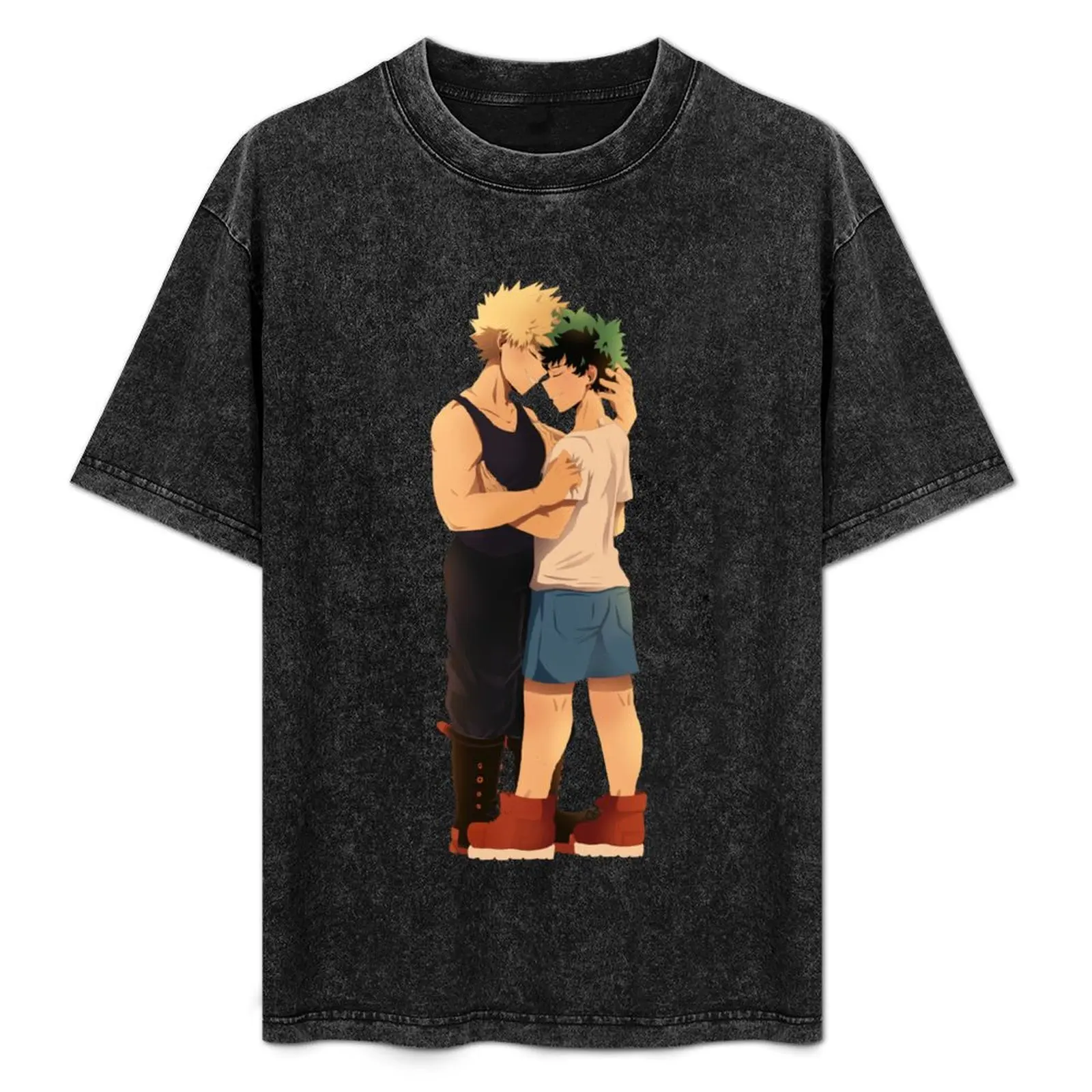 

Bkdk (Full body) T-Shirt Basic Solid Color Casual Tee Shirt