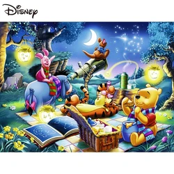 Disney New Arrival diament malarstwo sztuka kubuś pucharek wyprzedaż mozaika kreskówka prosiaczek kompletny zestaw 5D haft Tigger wystrój domu