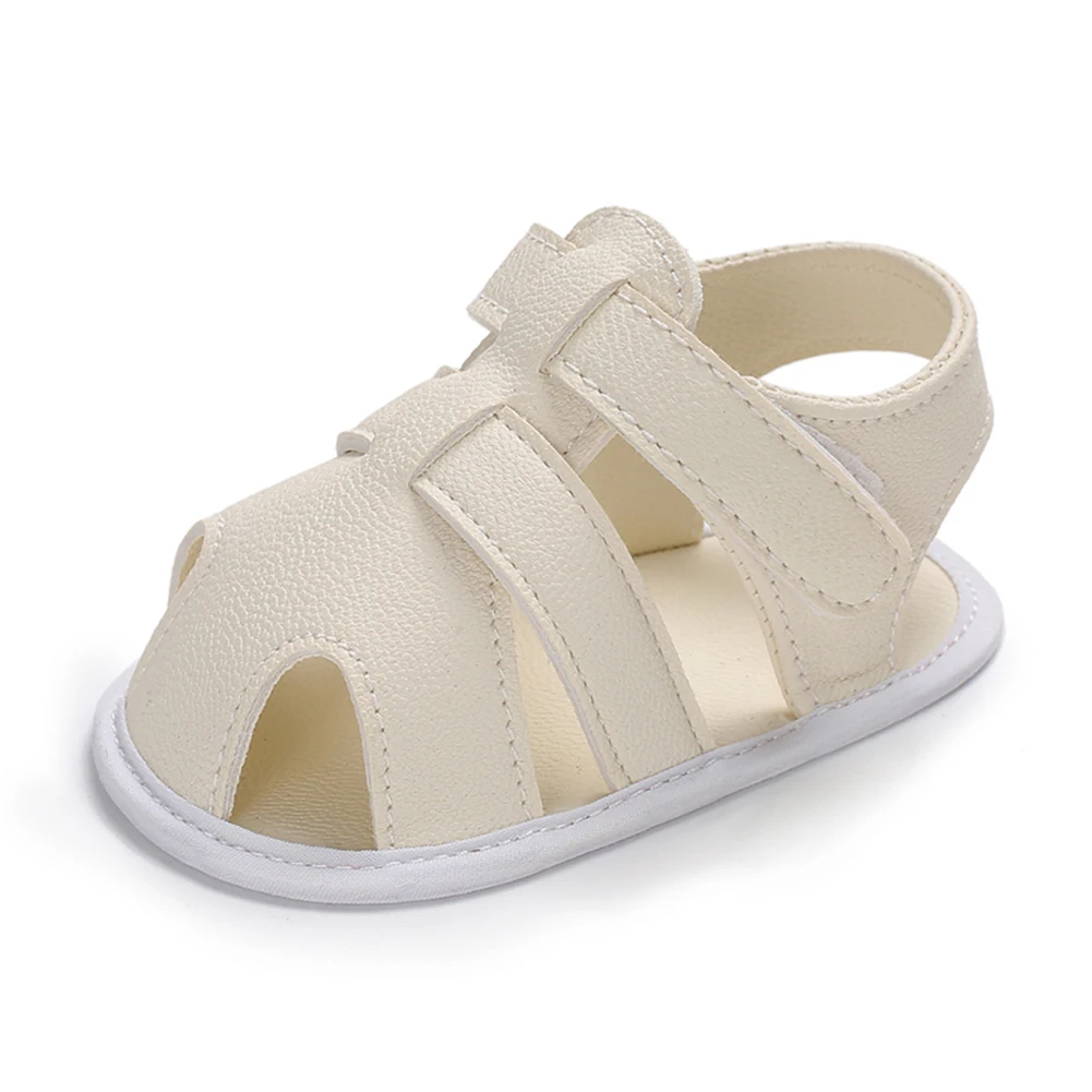 Boys Girls Summer Sandals Closed-Toe Anti-Slip Rubber Sole Toddler First Walkers Shoes