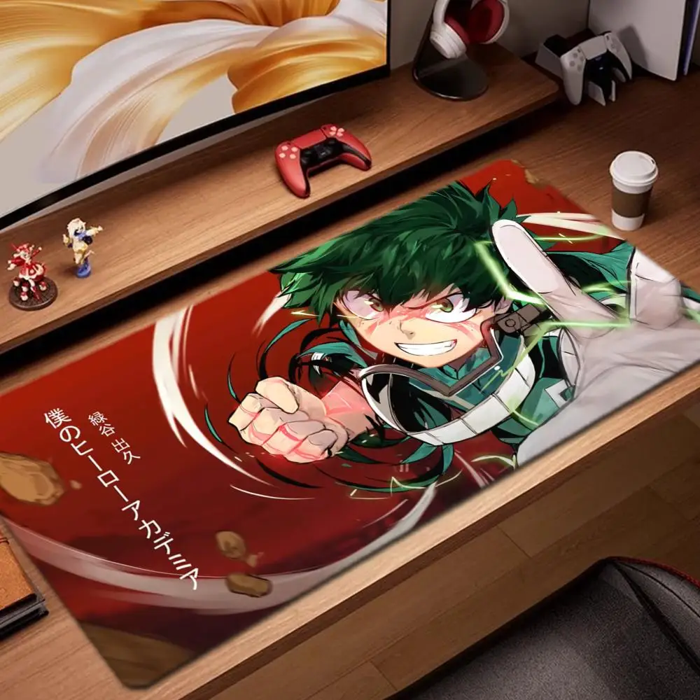 

My Hero Academia Deku Anime Mouse Pad Game Accessories keyboard pad XXL large locking edge 1200X600 mm table mat Gaming mousepad