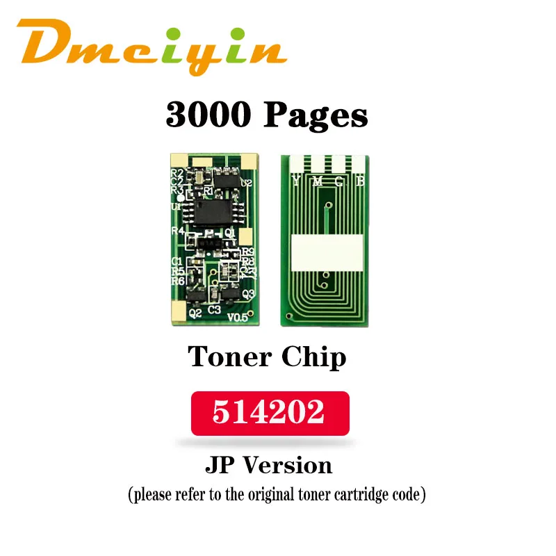 Untuk Ricoh P501/501M/IP500SF Chip Toner + Chip Drum Versi JP