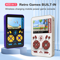 Mini PB05 Handheld Game Console 5000mAh Battery Power Bank 2.4inch Color Screen Retro 400 Games For Kids Gift
