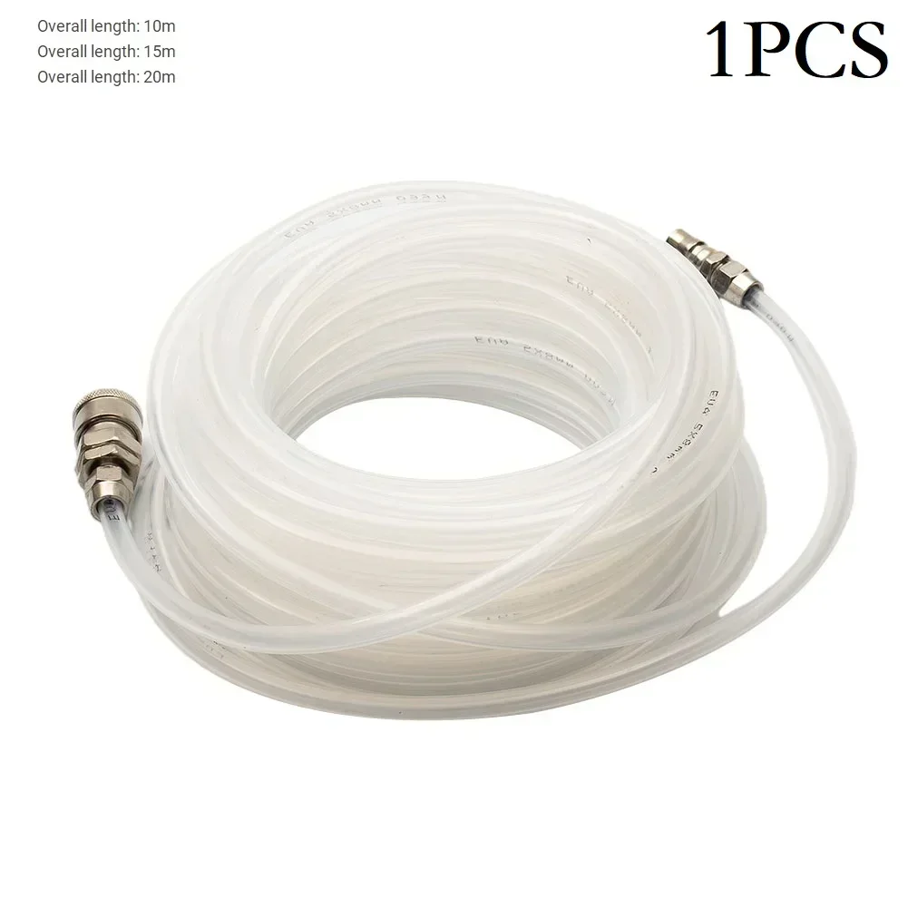 Imagem -05 - Pneumatic Air Tube Compressor Mangueira com Conector Tubo Reto Alta Pressão pe Flexível Europeu Junta Japão 10m 15m 20m