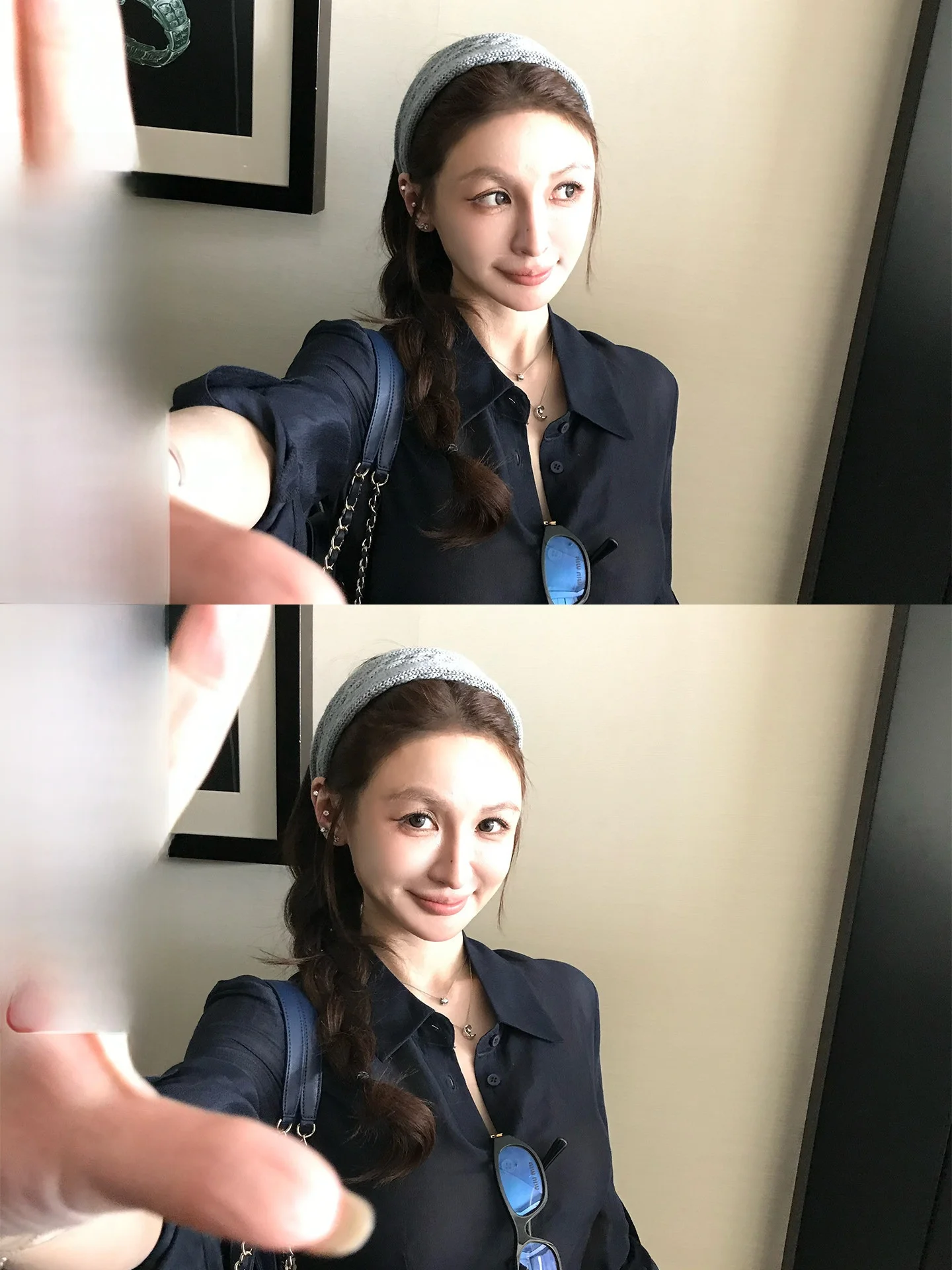 

Женская свободная дышащая блузка Skk Store Senior Money Vibe из 45% шелка и 55% льна с плиссированной талией и эффектом коры дерева