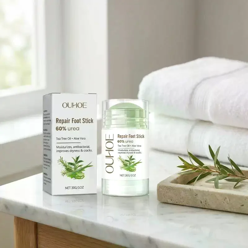 Foot Care Stick Exfoliating Balm for Heel and Hand Softness Intensive Nourishment for Rough Skin Daily Home Pedicure