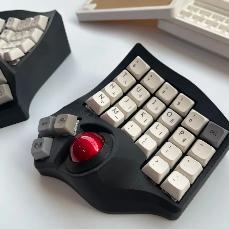 Комплект разделенной клавиатуры Hangul Charybdis MK2, беспроводная Bluetooth, пользовательская горячая замена, Teclado Dividido, трекбол, разделенные механические клавиатуры