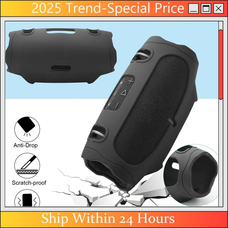 CHYY Top TXESIGN Speaker Silicone Protective Case Portable Travel Carrying Case With Adjustable Shoulder Strap For  Xtreme4