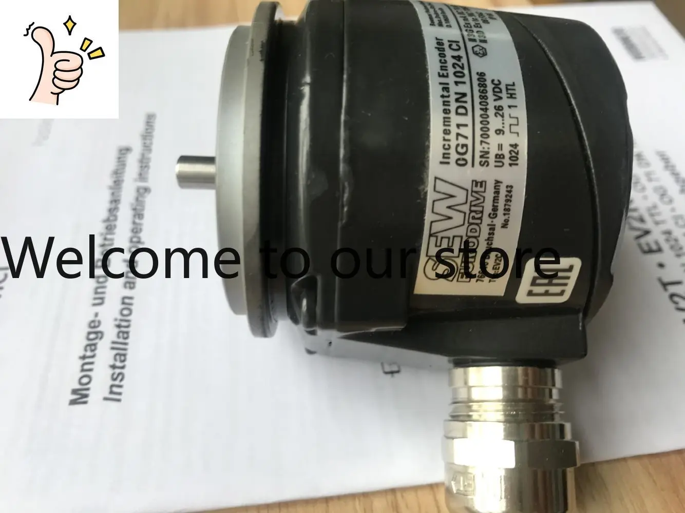 

Новый оригинальный энкодер EV2C German SEW / EV1C Spot Baumer OG71DN1024CI