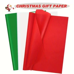 Festive 3 Colors Tissue Paper: Red, Green, White - Perfect for Gift Bags, Christmas, Halloween, Thanksgiving, Birthday, And Holi