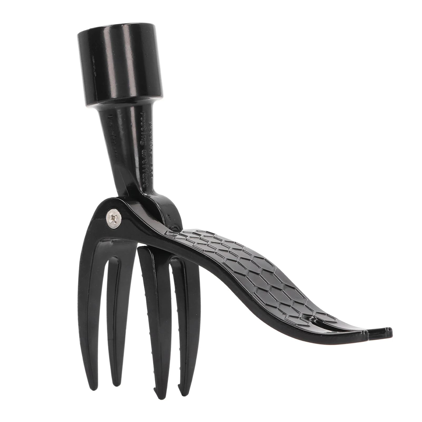 C5 Stand Up Weed Puller Portable Aluminum Alloy Weed Picker 4 Claw Non Slip Manual Bending Without Bending Root Spade Clip Tool