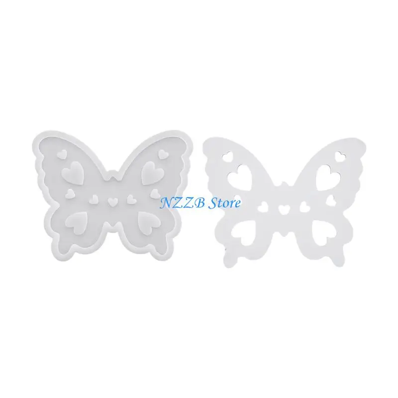 

T21F Полая силиконовая плесень бабочки для основания лампового орнамента для хранения