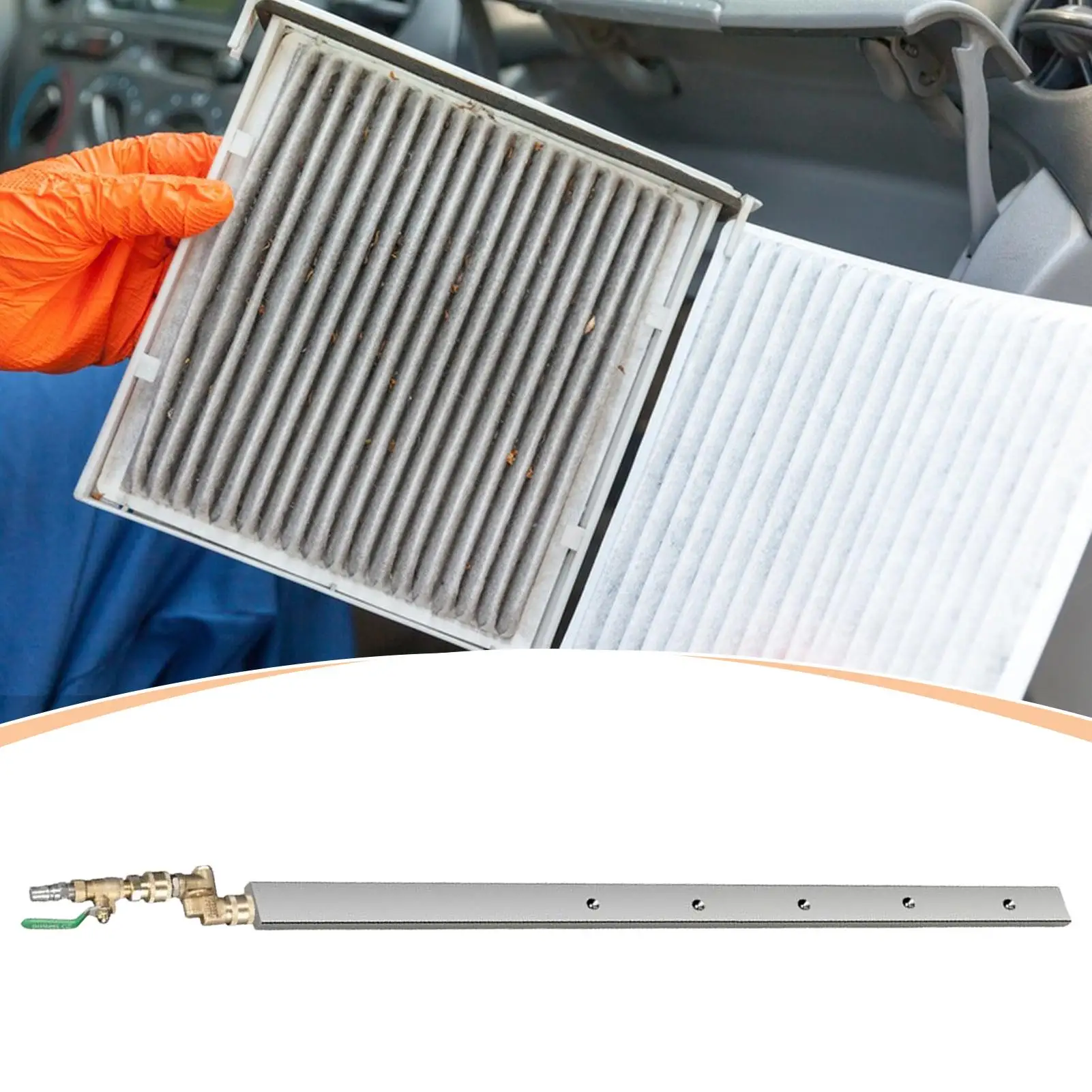 

60 см автомобильный бак для мытья воды под давлением, шайба для очистки радиатора, инструмент для очистки резервуара для воды, конденсатор, автомобильный водяной пистолет для радиатора