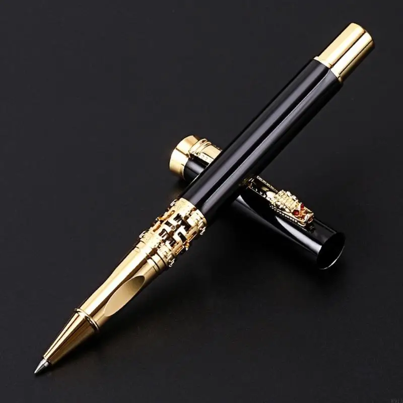 W91A ทองแดงทองแดงลูกกลิ้งลูกบอล Ballpoint Pen Business Men เขียนปากกาปากกา
