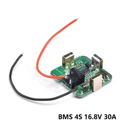 BMS 4S 16.8V 30A 18650 li-ion scheda di protezione della batteria al litio PCB PCM Power Bank ricarica circuiti integrati con filo