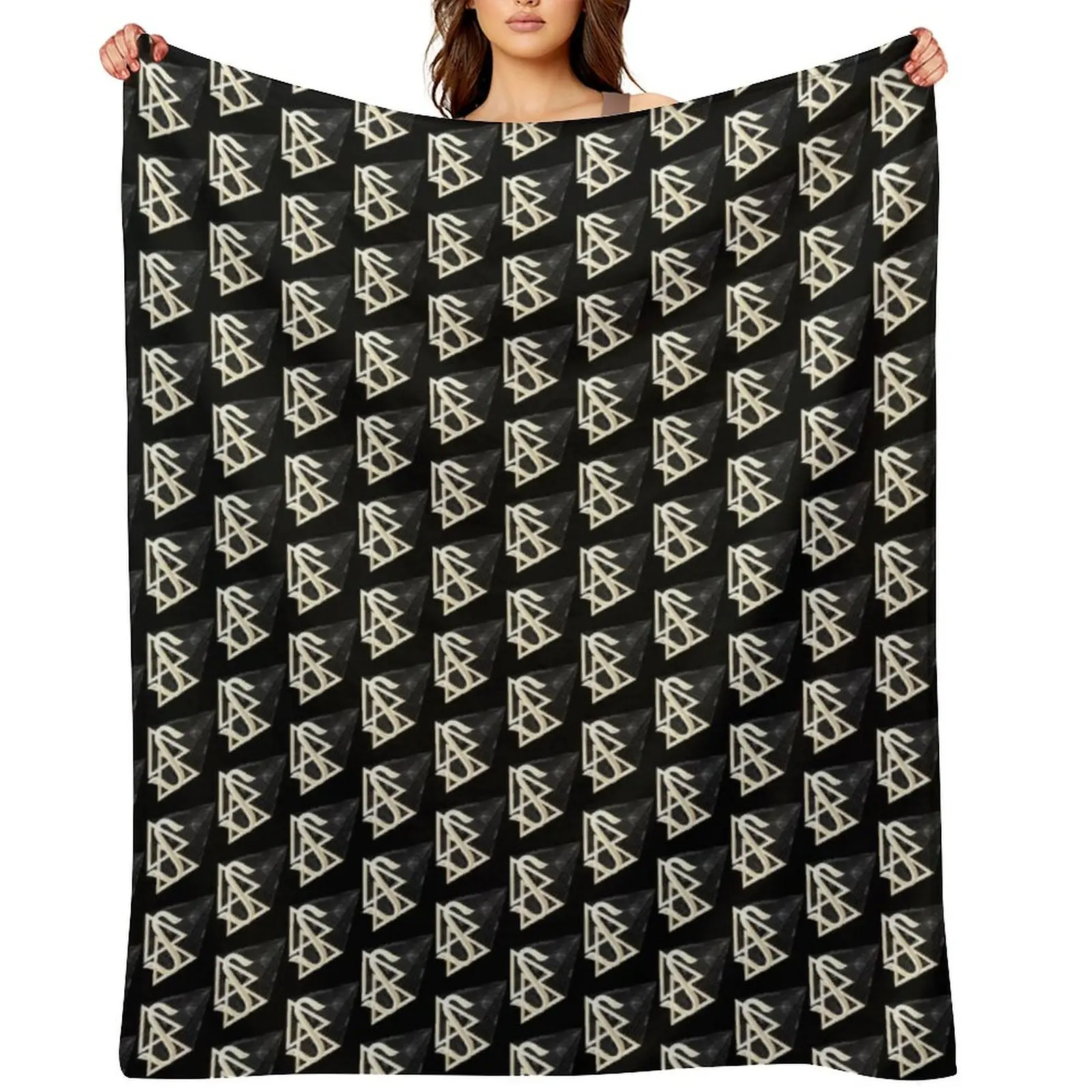 

SCIENTOLOGY BLACK PATENT LEATHER ALIGATOR LOGO (PATTERN) Throw Blanket funny gift Polar Kid'S Designers Blankets