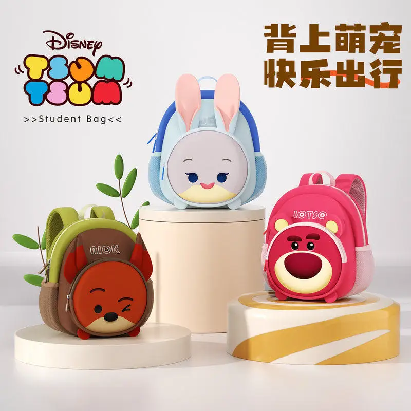 

Genuine Disney Judy Nick Cartoon Backpack Ultra Light Cute Preschool Bag For Boys Girls Outdoor ergarten Daypack Birthday Gift