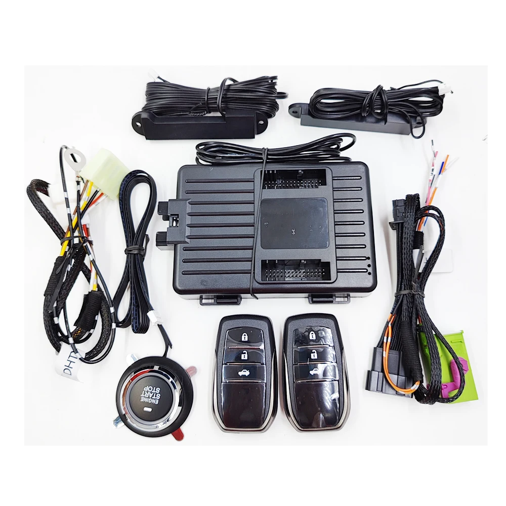 For Toyota Reiz Engine Start Stop System Push Engine Button With Optional Keyless Entry Remote Mobile Phone App Control Module