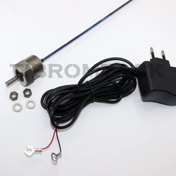 Titanium Anode Rods for Water Heater with Power Supply, Diameter 3mm, Total Length 420mm, Coating Length 220mm
