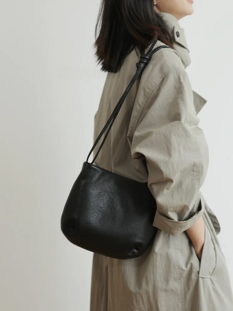 

Evennie Ретро седельная сумка из натуральной кожи, сумка через плечо на одно плечо, полукруглая сумка, новинка 2025, осень-зима, женская сумка