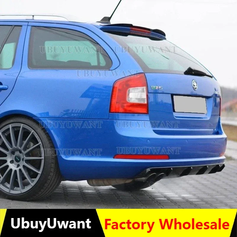 Tylny spojler dachowy bagażnika do Skody Octavia RS Mk2 Combi 2005 2006 2007. Plastikowe skrzydło ogonowe