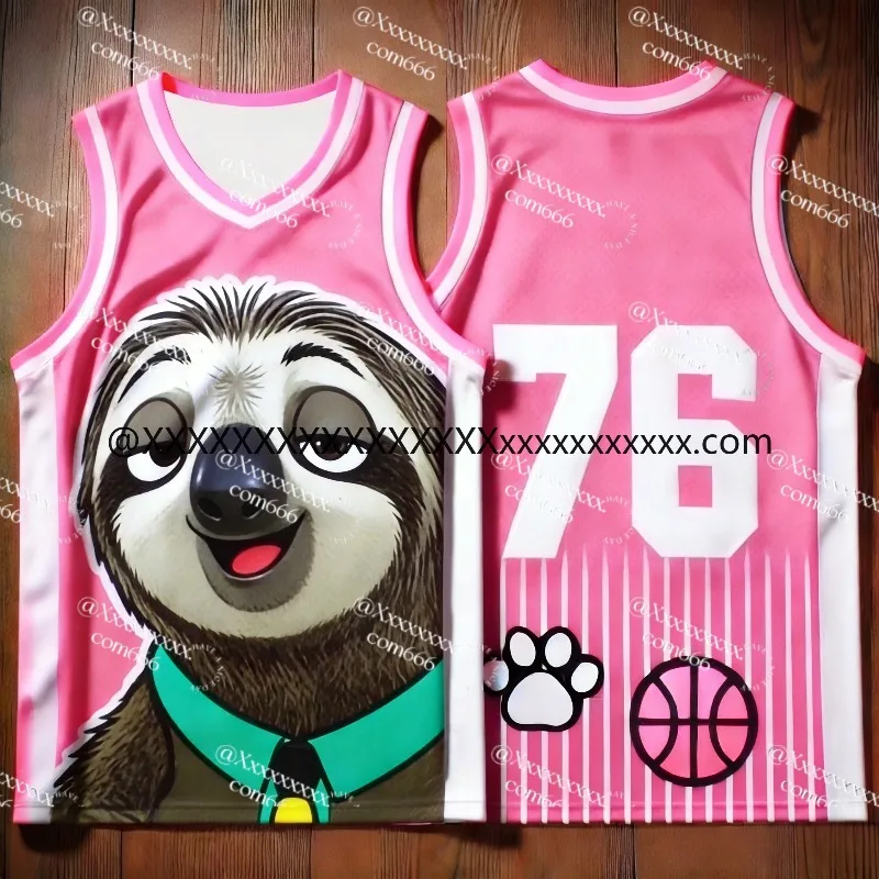 2026 جديد مجنون Zootopia تأثيري عارضة أعلى للأطفال والرجال والنساء، للجنسين التجفيف السريع جيرسي سترة