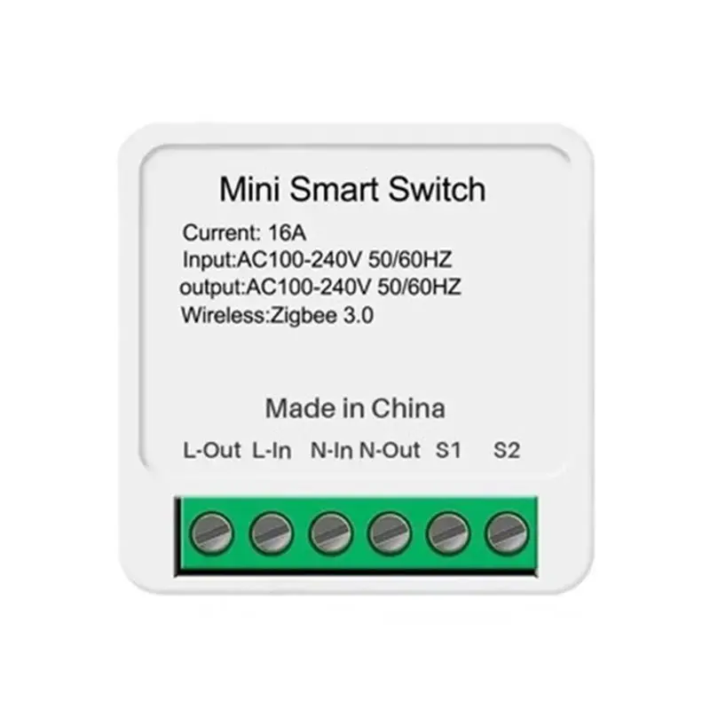 

Модуль умного выключателя A99E-Home Assistant Zigbee 3.0, 16А, миниатюрный, для самостоятельной установки, поддержка двухстороннего управления, совместим с Z2M ZHA