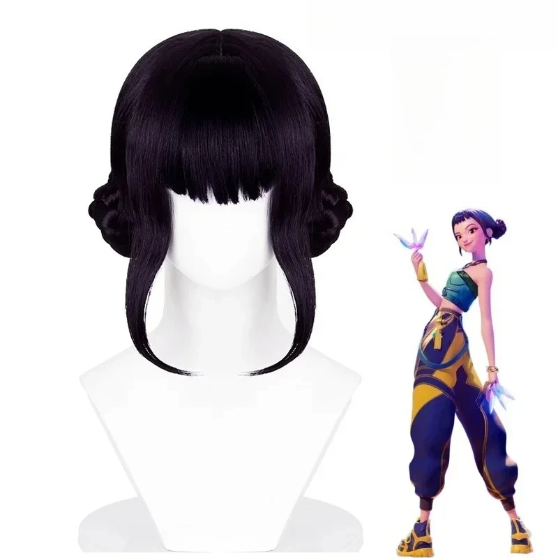 Movie Kpop Cosplay Wig Mira Rumi Zoe Demon Hunters Purple Black Red Long Hair Heat Resistant Synthetic Wigs