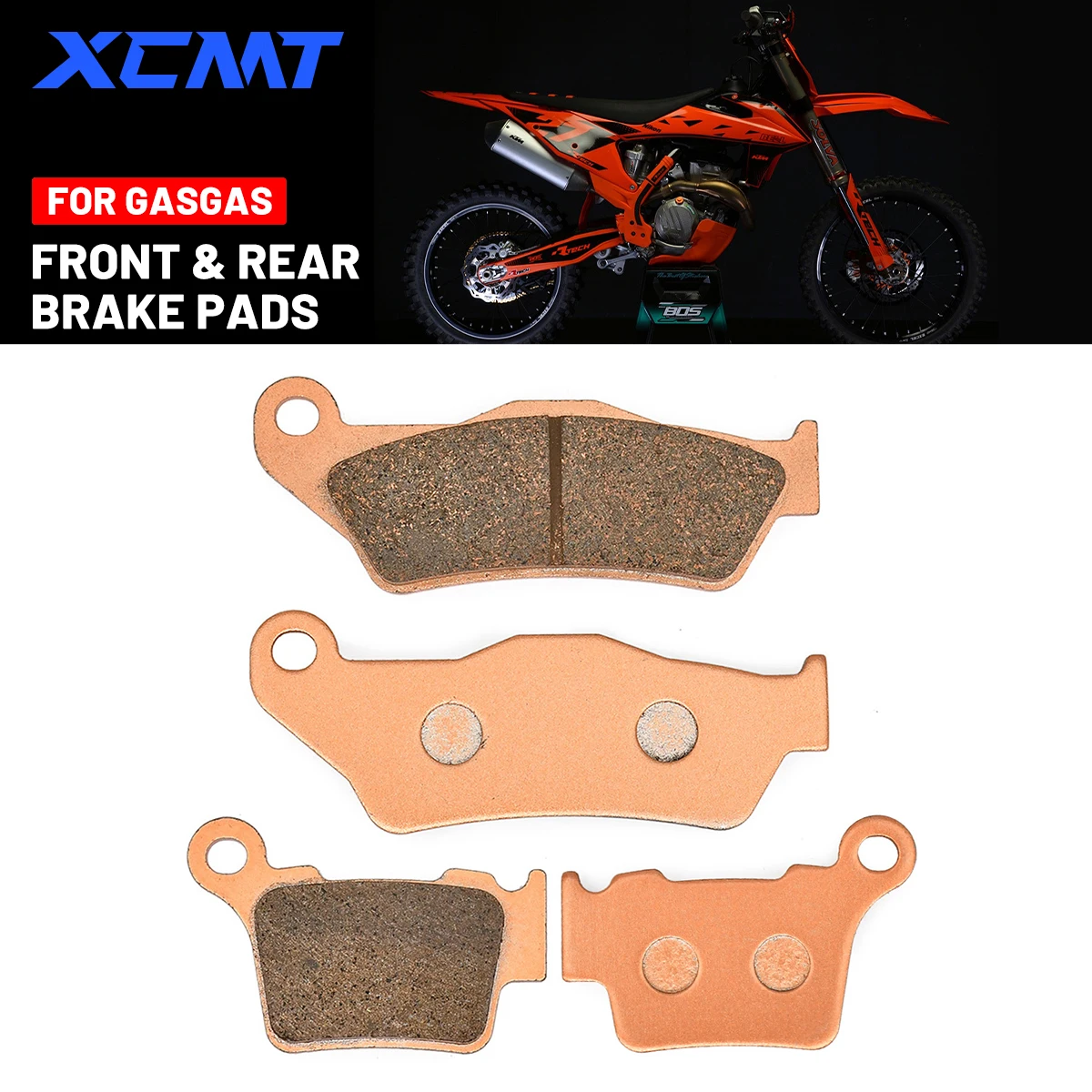 

For GASGAS Gas Gas EC MC 125 250 300 250F 350F 450F EC250 EC300 MC85 MC125 MC250 EC250F MC450F Motorcycle Front Rear Brake Pads