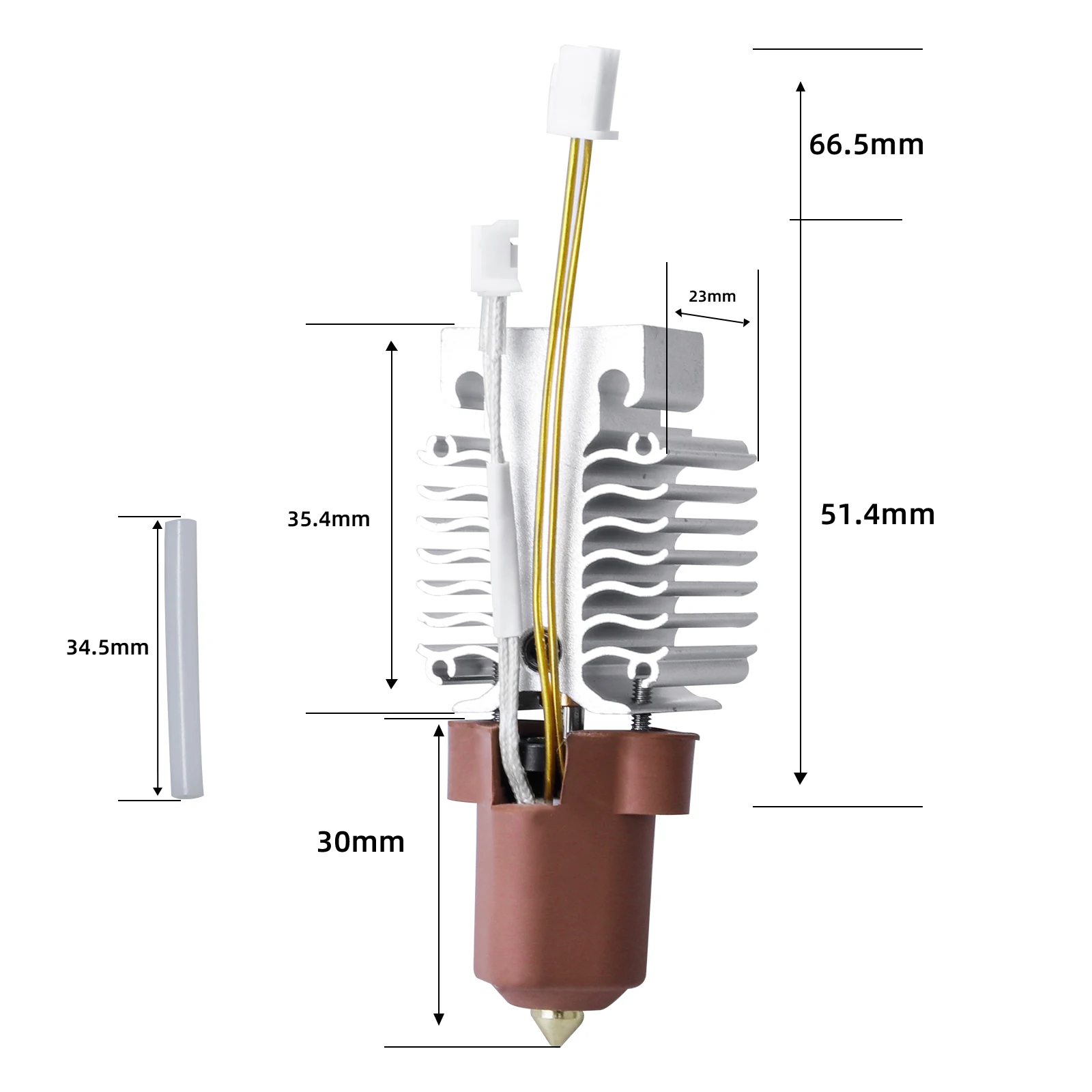 Upgrade Hotend für Creality Ender 3 V3 KE Keramik-Heizkopf-Kit Kühlkörper Düse Silikonsocke für Ender3 V3 KE Zubehör – Detail 2