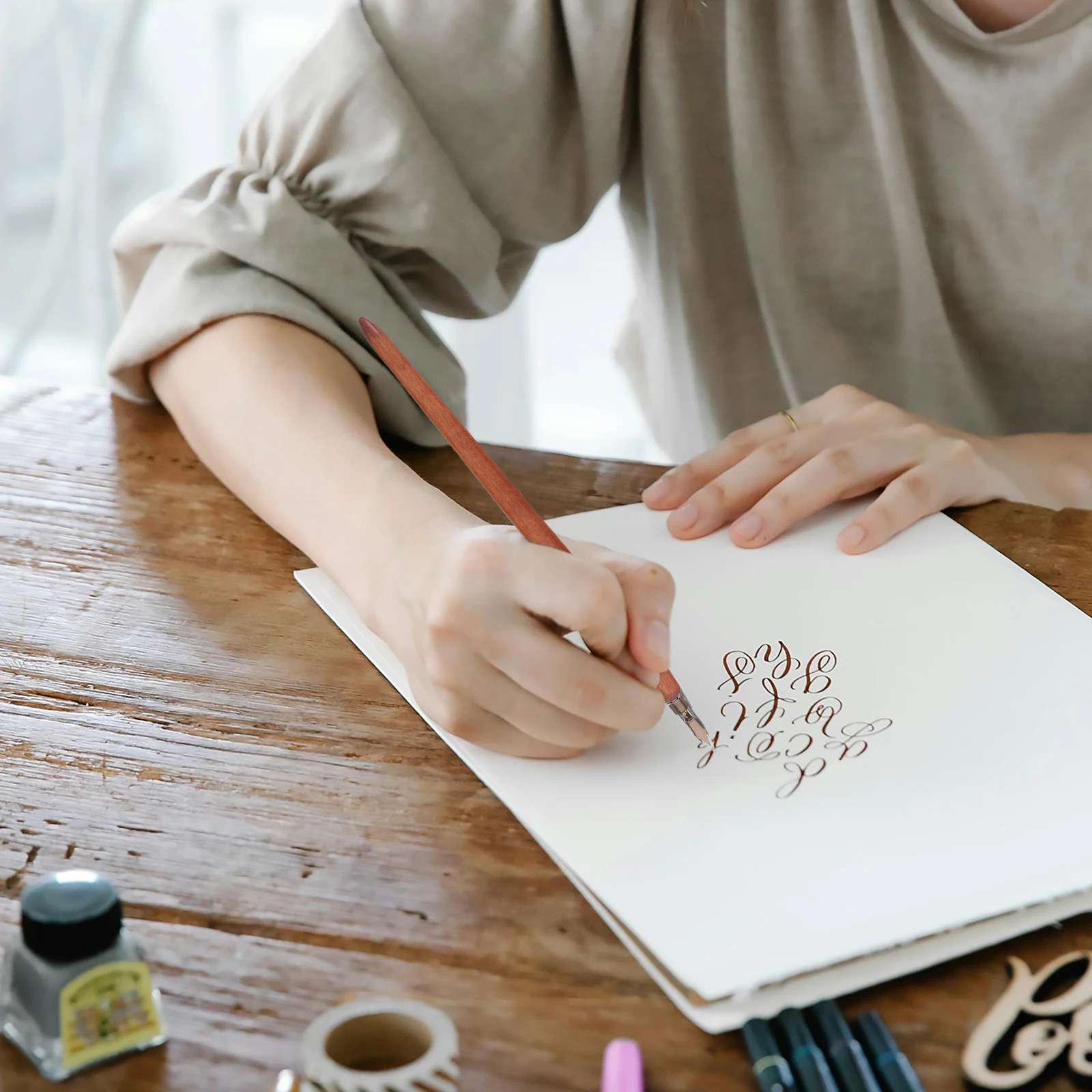 

5 шт., наконечники для каллиграфии, набор для рисования мультфильмов, наборы инструментов для рисования для начинающих, штамп