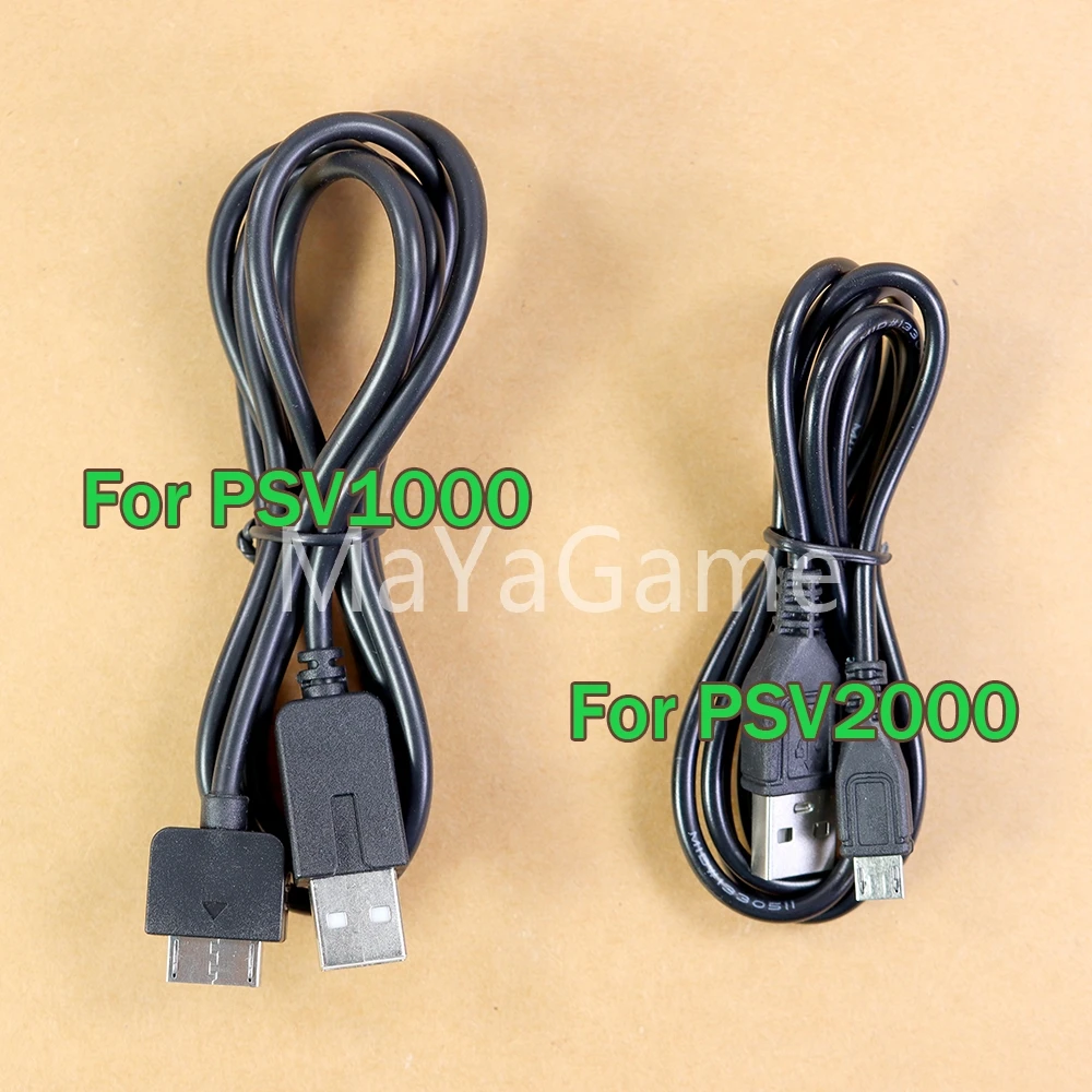 10pcs USB Transfer Data SYNC Charger สายชาร์จสําหรับ Sony PlayStation Vita PSV 1000 2000 Power Adapter Line