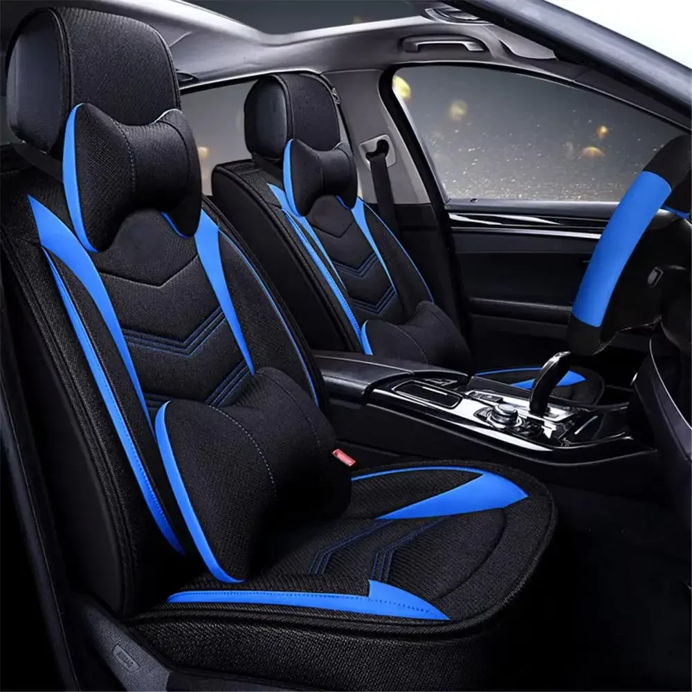 18 Full-enclosed Youth Car Seat Cushion Summer Seat Cover VW 8 Pro Seat Cover Sports Full Set 12 Months