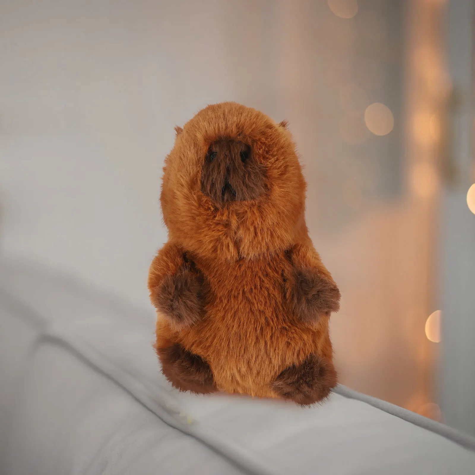 

Adorable Capybara Stuffed Animal Supple Comfortable Touch Exquisite Workmanship Bedside Decor Living Room Ornament Lovely