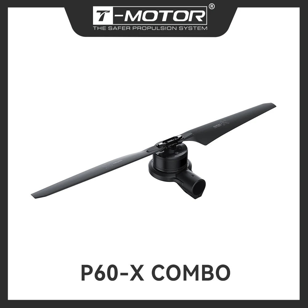 T-MOTOR P60-X Arm Set Combo Integrated Propulsion System(P60 Motor+Flame60A ESC) X-Agricultural for UAV VTOL RC Drone Quadcopter